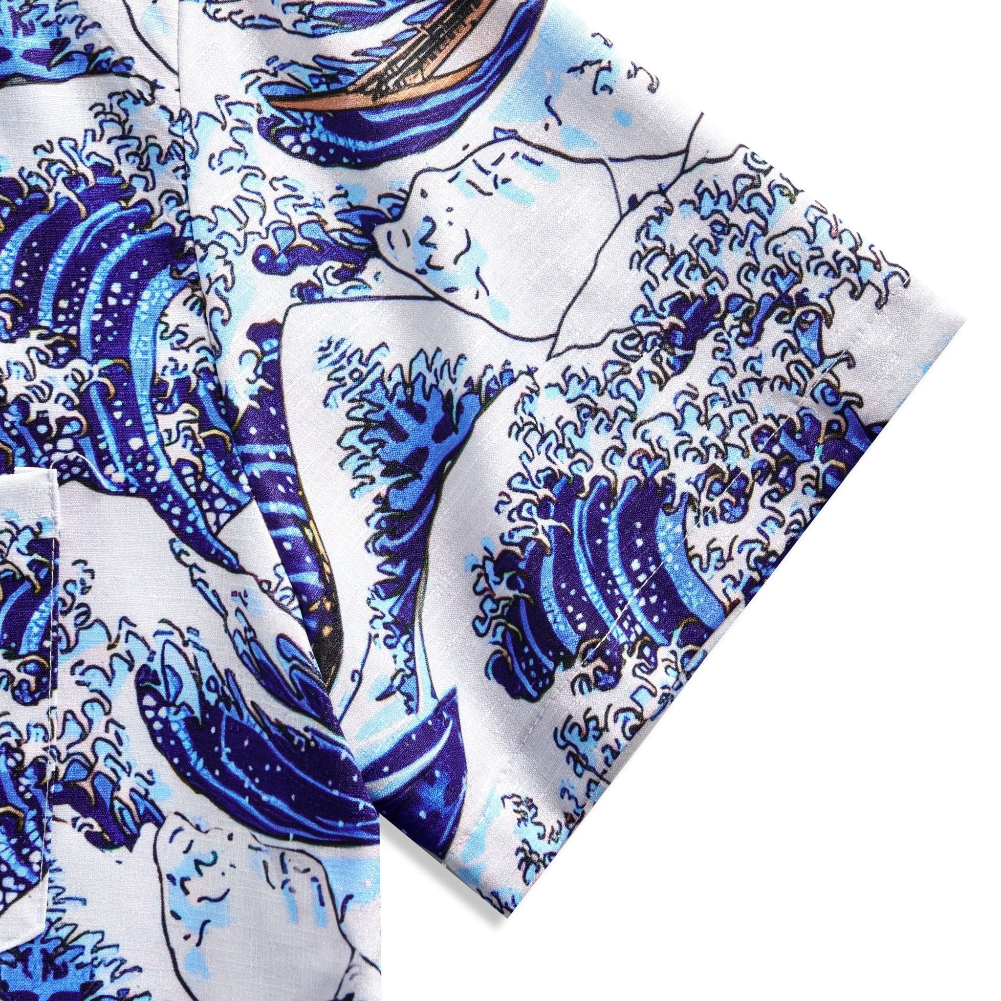Great Wave off Kanagawa Hawaiian Shirt Funny Quote Shirt – Humorous T-Shirt for Men
