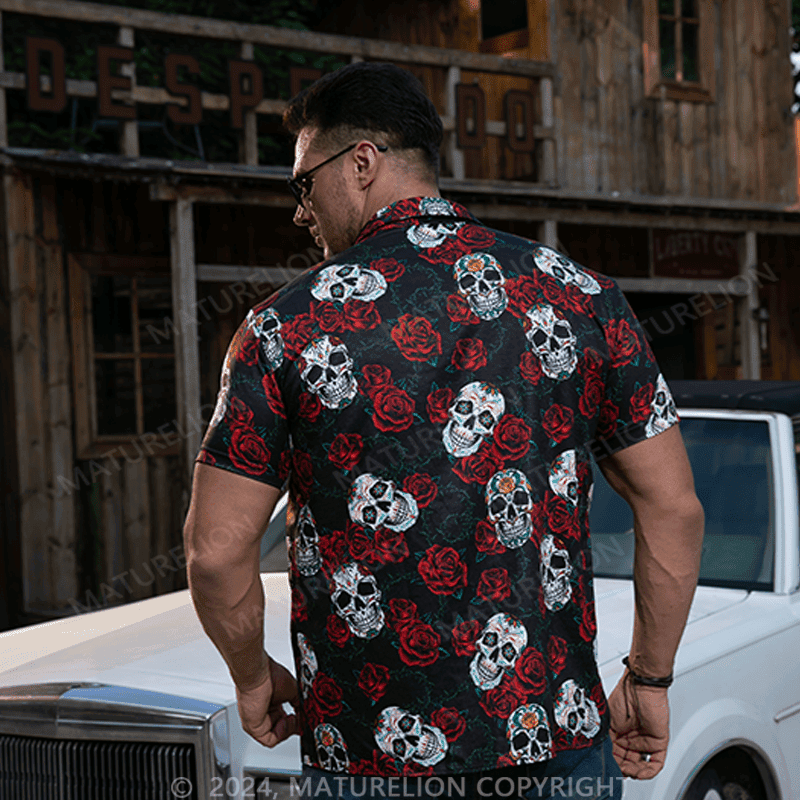 Bloom And Death Hawaiian Shirt Funny Saying Tee for Men – Hilarious Graphic Shirt