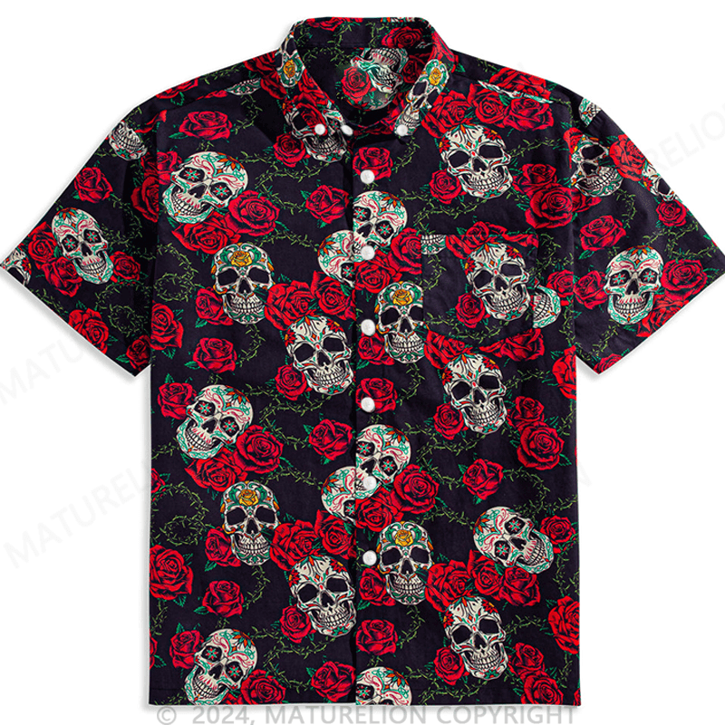 Bloom And Death Hawaiian Shirt Funny Saying Tee for Men – Hilarious Graphic Shirt