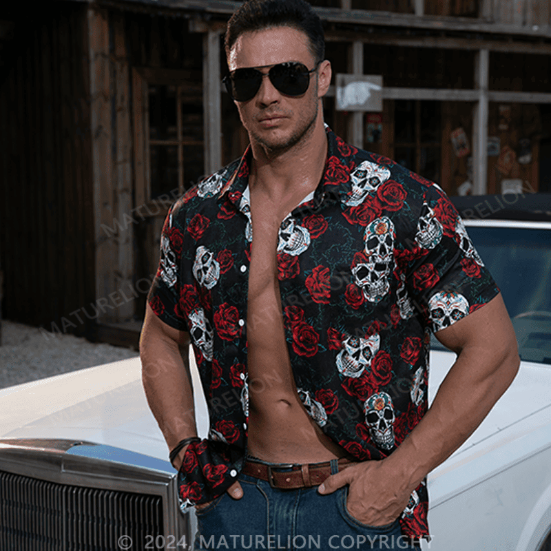 Bloom And Death Hawaiian Shirt Funny Saying Tee for Men – Hilarious Graphic Shirt
