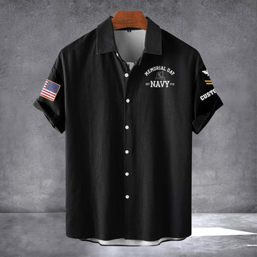 Custom Memorial Day US Navy Radioman Hawaiian Shirt We Don't Know Them All But We Owe Them All