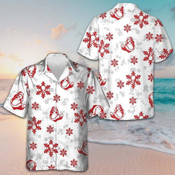 Christmas Snow And Skull Hawaiian Shirt Merry Christmas Shirts Presents For Boyfriend