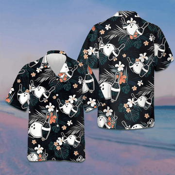 Tropical Bowling Hawaiian Shirt Cool Summer Shirts Best Gifts For Bowlers