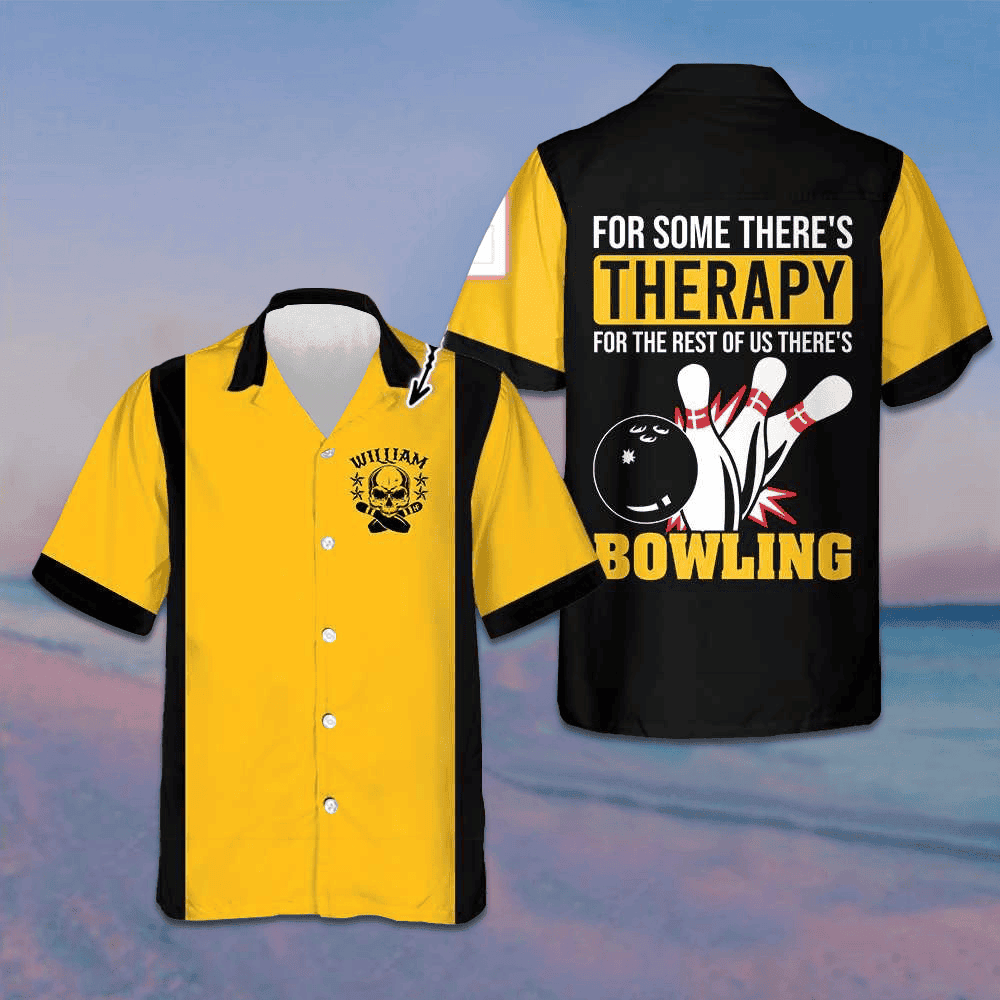 Custom For The Rest Of Us There's Bowling Hawaiian Shirt Gifts For Bowlers