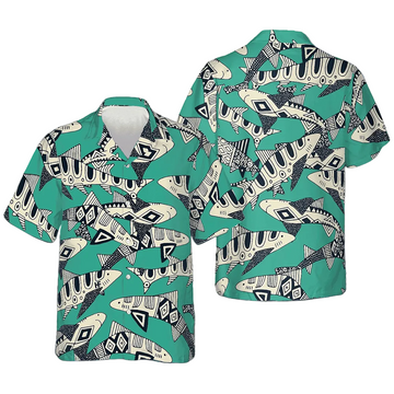 Shark Of The Ocean Hawaiian Shirt Shark Lover Men's Summer Shirts Sale