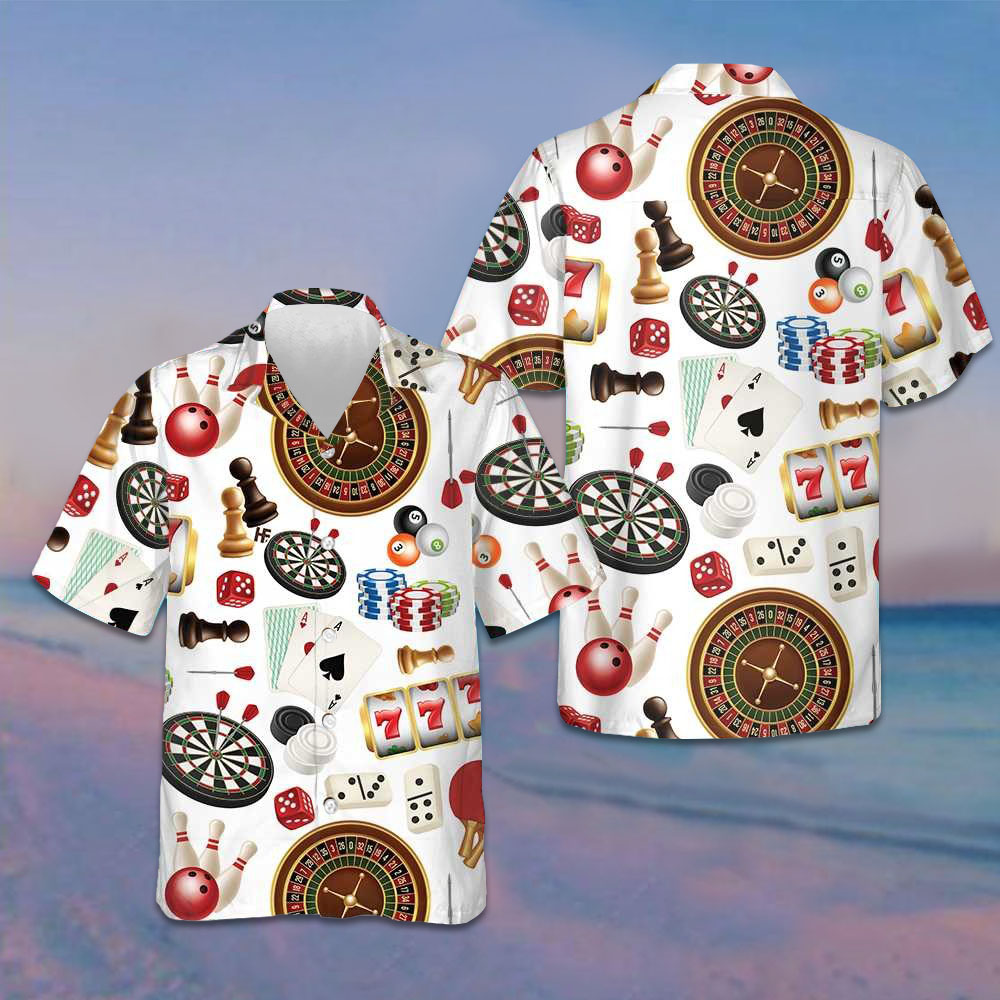 Games Together Hawaiian Shirt Mens Summer Button Down Shirts Gifts For Game Lovers