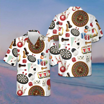 Games Together Hawaiian Shirt Mens Summer Button Down Shirts Gifts For Game Lovers