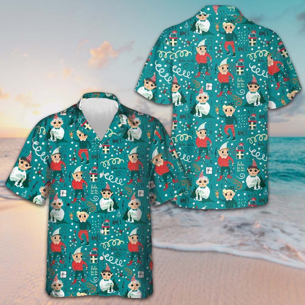 Christmas Elves Hawaiian Shirt Matching Family Christmas Shirts Gift For Cousin