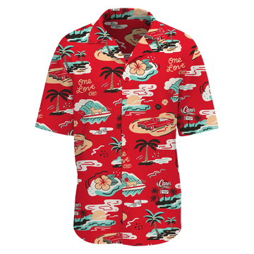 Canes Merch Raising Cane's Hawaiian Shirt Aloha Button Down Shirt Best Father's Day Gifts