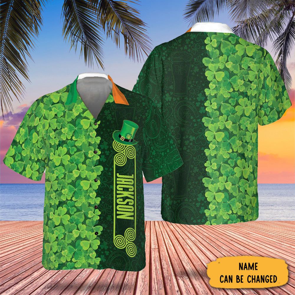 Personalized Happy Saint Patricks Day Shamrock Hawaiian Shirt Best Summer Shirts Irish Gifts