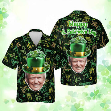 2026 Happy St. Patrick's Day Hawaiian Shirt President 2026 Won Irish Holiday Shirt