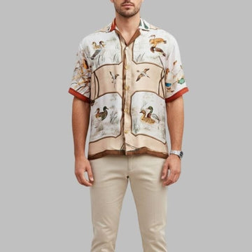 Travis Kelce Wearing Ducks Hawaiian Shirt Funny Merch For BFF