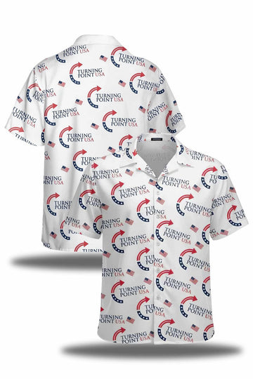 Charlie Kirk TPUSA Hawaiian Shirt Turning Point Charlie Kirk Merch Unique TPUSA Freedom Shirt
