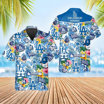 LA Los Angeles Dodgers Hawaiian Shirt Tropical Aloha Shirt Baseball Dodger Game Gifts