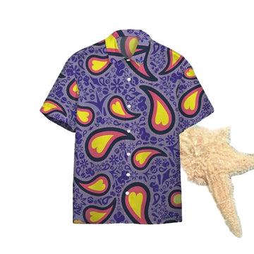 Summer Beach Arbok Pokemon Purple Hawaiian Shirt Pokemon Arbok Aloha Shirt Fan Gifts
