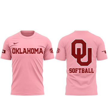 Oklahoma Sooners Softball 2026 Pink Game Shirt