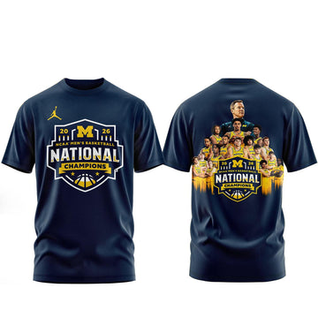 Michigan Wolverines 2026 NCAA National Champion Locker Room Trophy Shirt