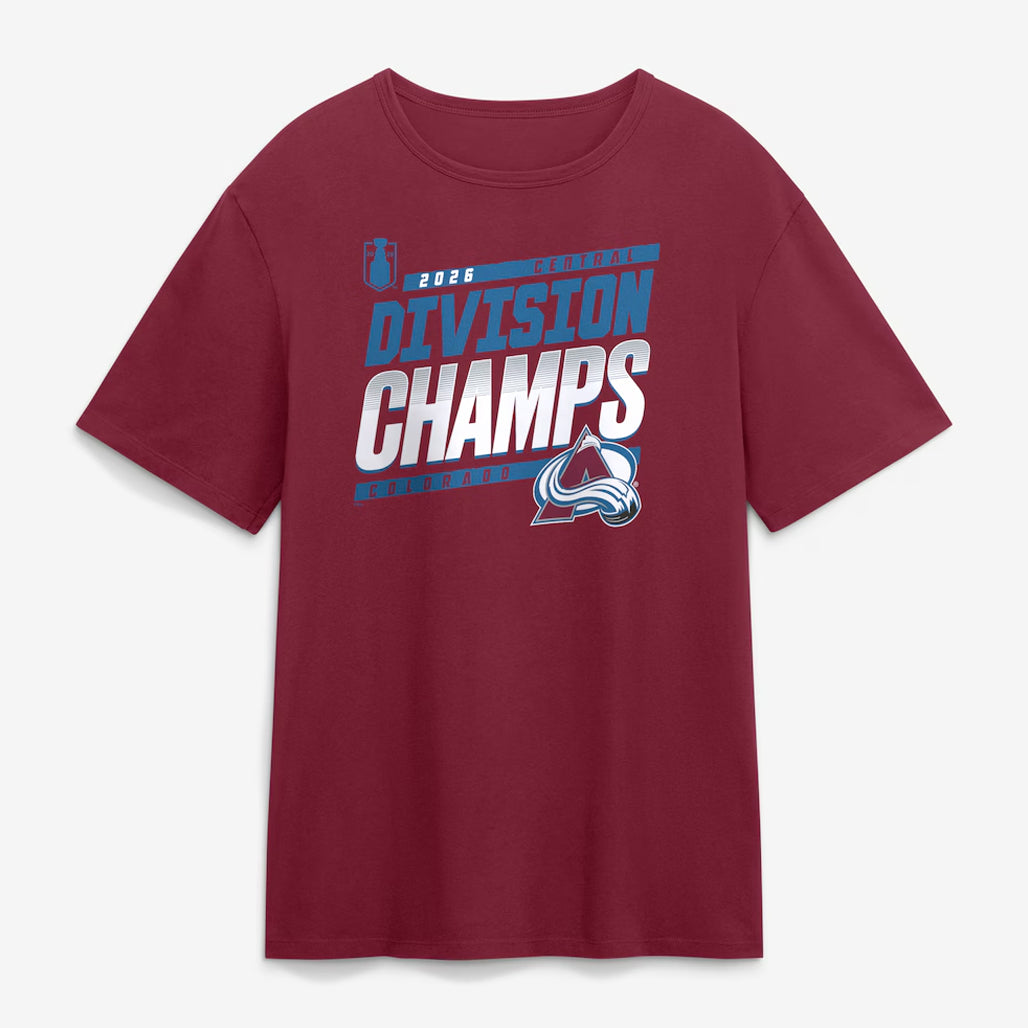 Colorado Avalanche 2026 Central Division Champions T-Shirt