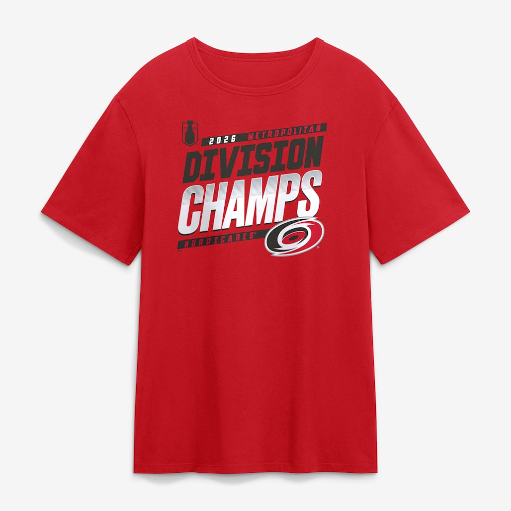 Carolina Hurricanes Red 2026 Division Champions T-Shirt