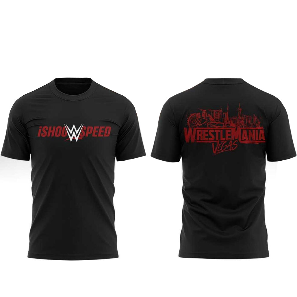 IShowSpeed x WWE WrestleMania Las Vegas 2026 Shirt