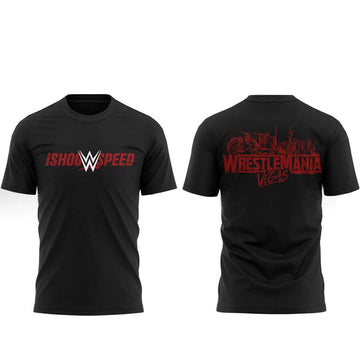 IShowSpeed x WWE WrestleMania Las Vegas 2026 Shirt