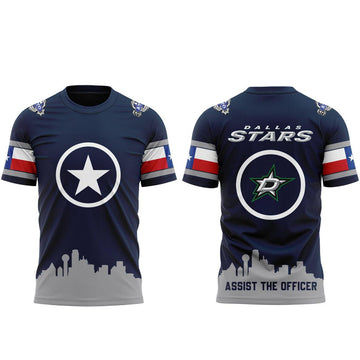 Dallas Stars x Robo’s Dallas Police 2026 Celebration Shirt