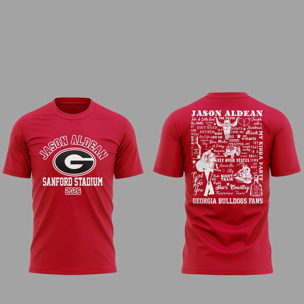 Georgia Bulldogs x Live Between The Hedges 2026 Shirt