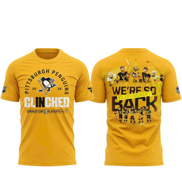 Pittsburgh Penguins Clinched Game 2026 We’re So Back Shirt
