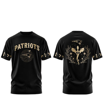 New England Patriots Fourth Wings Night 2026 All Dark Shirt