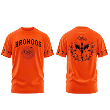 Denver Broncos Fourth Wings Night Football Team 2026 Orange Shirt