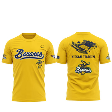 Savannah Bananas x Tennessee Titans 2026 Nissan Stadium Shirt