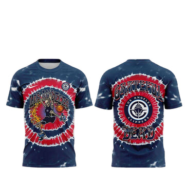 Los Angeles Clippers Grateful Dead Skeleton Dunker Shirt