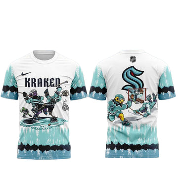 Seattle Kraken Grateful Dead Tie Dye Shirt