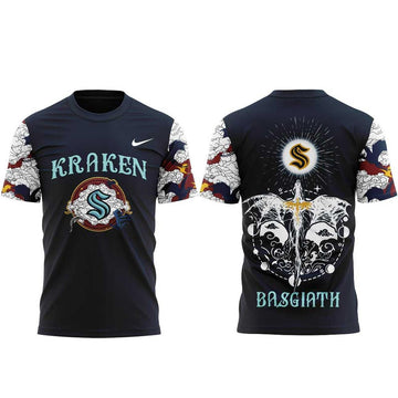 Seattle Kraken Fourth Wings 2026 Basgiath Night Shirt