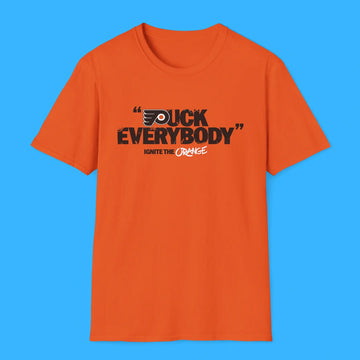 Puck Everybody Philadelphia Flyers Ignite Orange T-Shirt