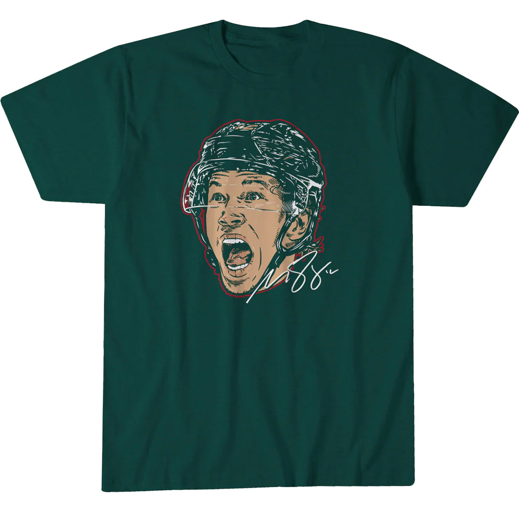 Minnesota Wild Matt Boldy Swag Head T-Shirt