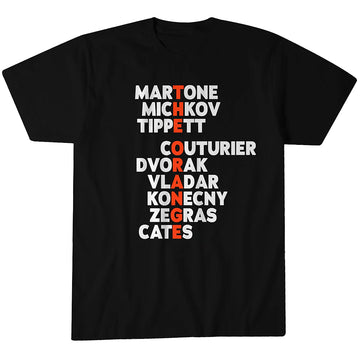 Philadelphia Flyers Hockey The Orange Names T-Shirt