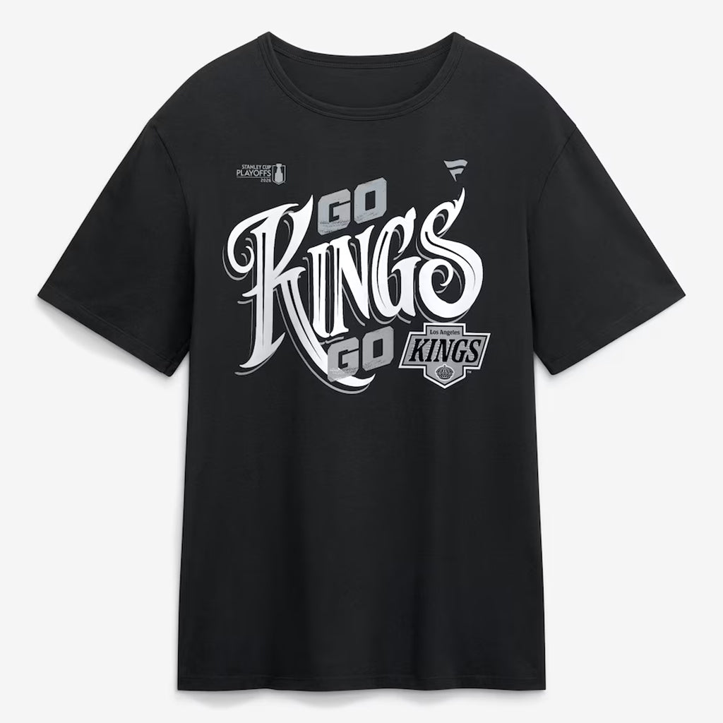 Los Angeles Kings Black 2026 Playoff Hometown Slogan Go King Go T-Shirt
