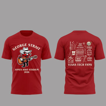 Texas Tech Red Raiders x George Strait 2026 Ocean Front Concert Shirt