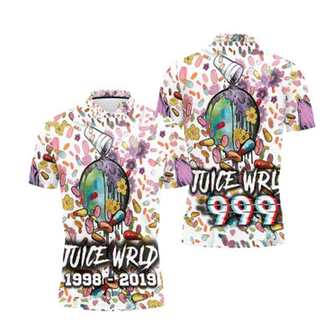 Juice Wrld 999 Future On Drugs Over The World Polo Shirt