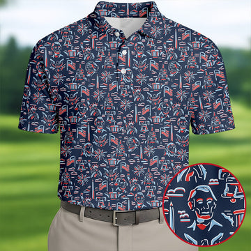 America 250Th Anniversary Polo Shirt Men's Apparel Patriotic Gifts For Men