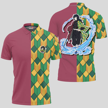 Giyu Tomioka Polo Shirt