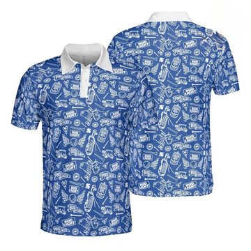 Bud Light Doodle Art Polo Shirt