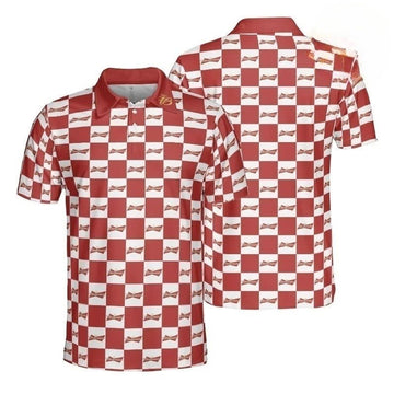 Budweiser Collab Gingham Polo Shirt