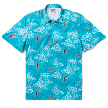 Florida Marlins Cooperstown Performance Polo