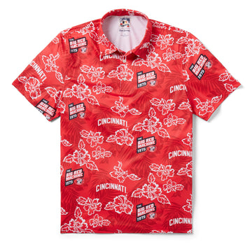 CINCINNATI REDS COOPERSTOWN PERFORMANCE POLO