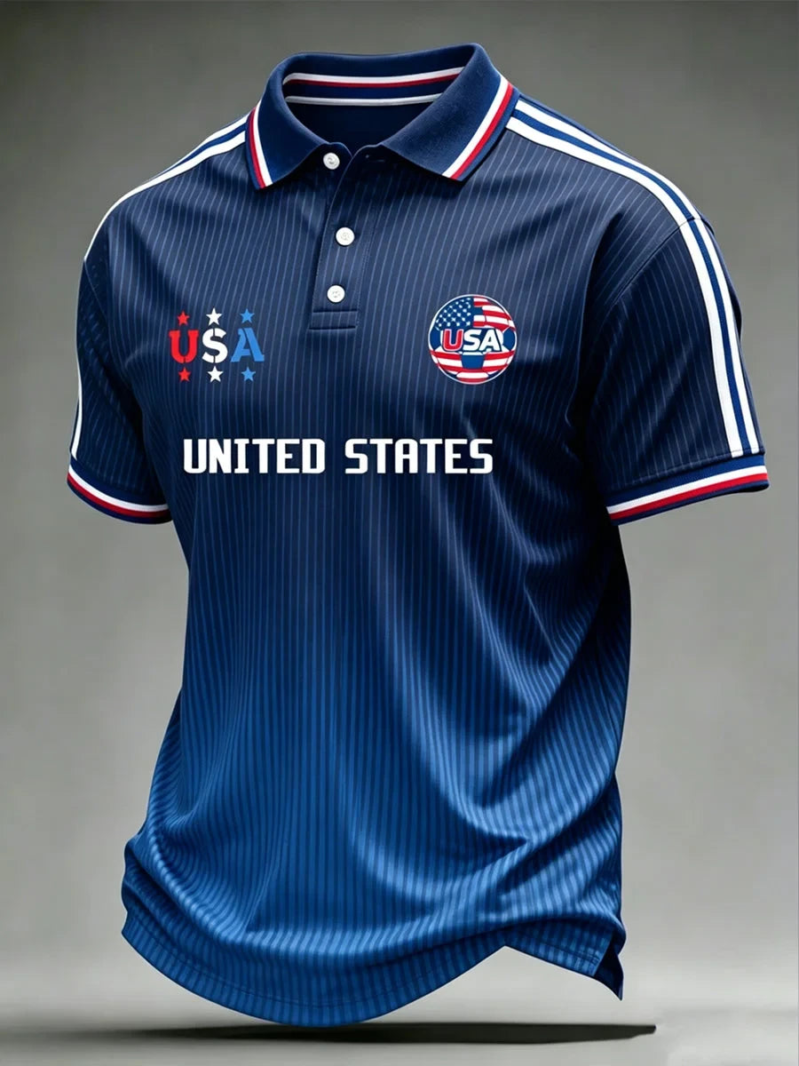 USA Soccer 2026 World Cup Polo Shirt Game Day Clothing Merch Gifts For Football Fans