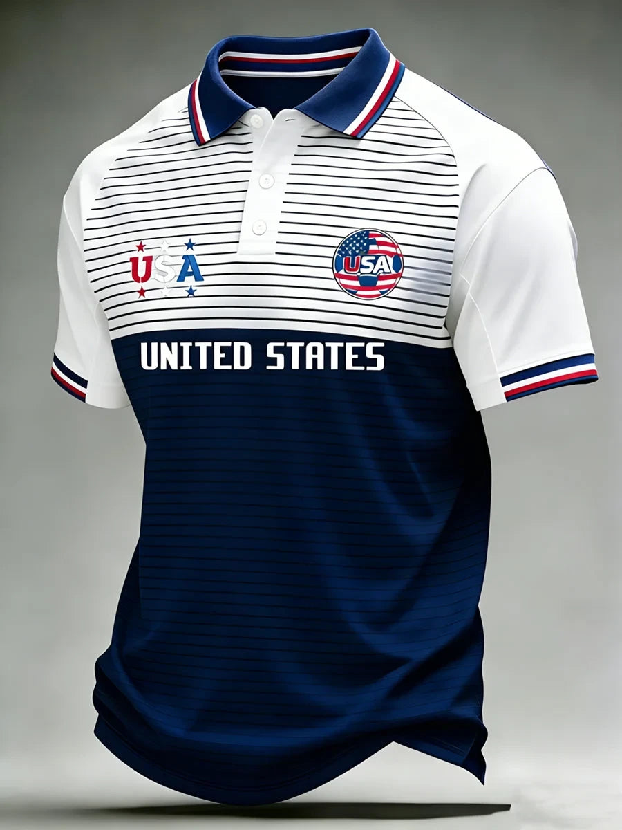 USA Soccer 2026 World Cup Polo Shirt Game Day Apparel Best Gifts Soccer For Husband