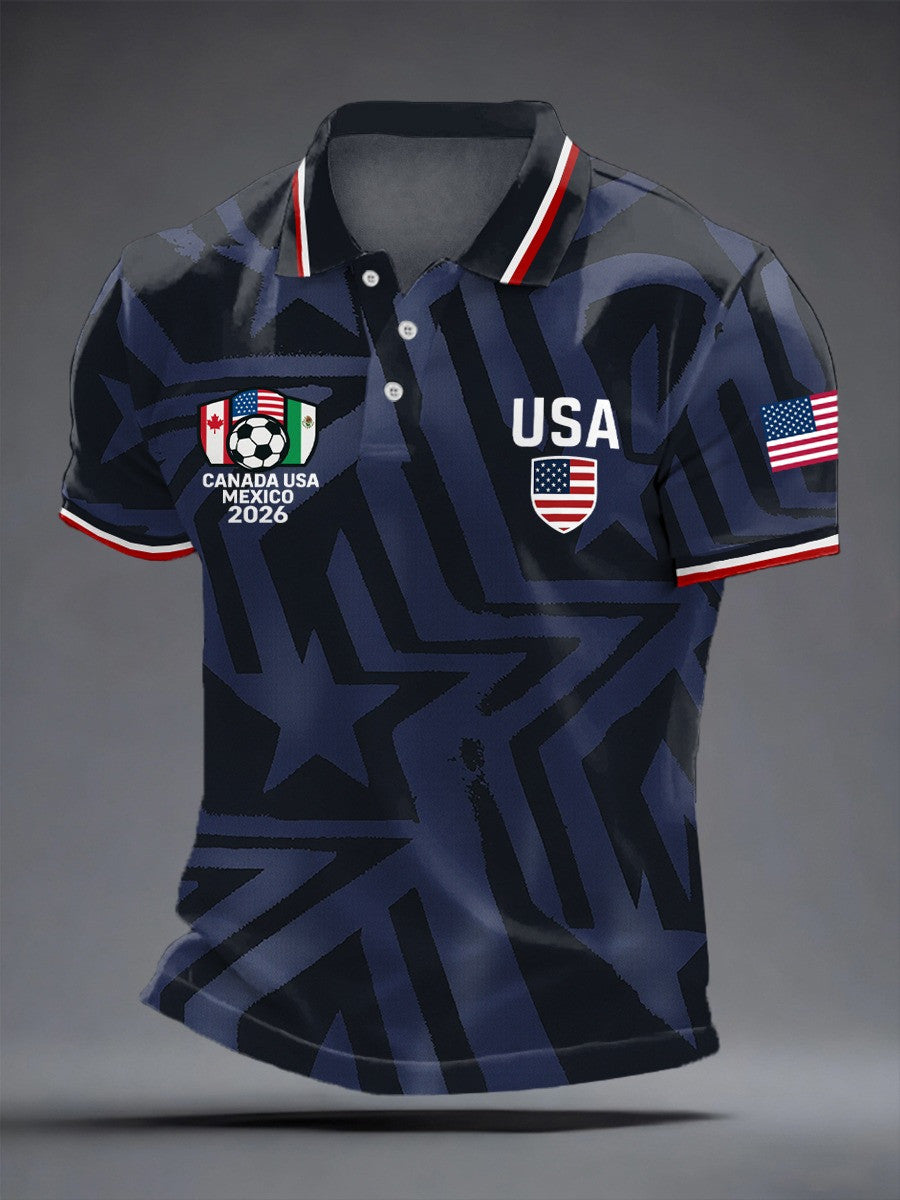 USA Soccer Polo Shirt FIFA World Cup 2026 USA Clothes Unique Gift For Soccer Fans