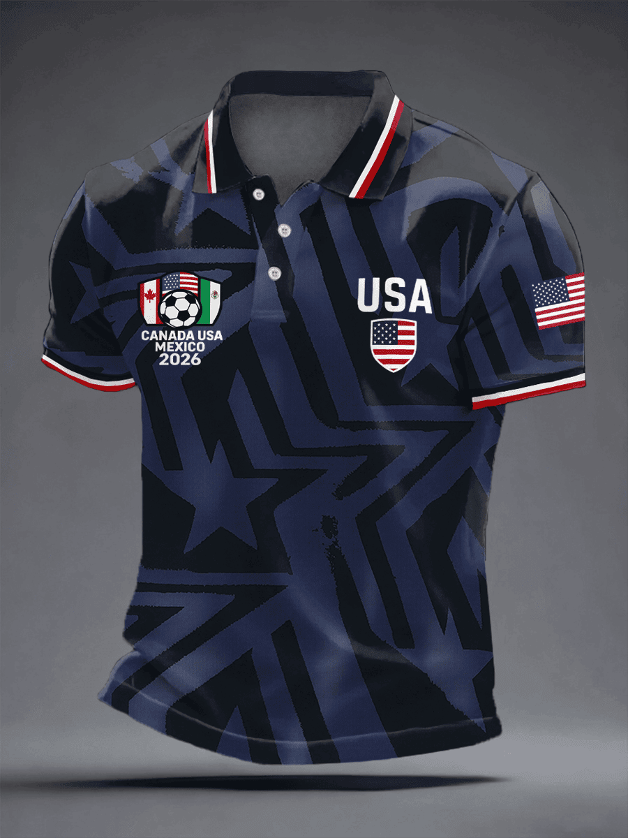 USA World Cup 2026 Merch Host Nation Polo Shirt Team USA Soccer Merch Best Fan Gear